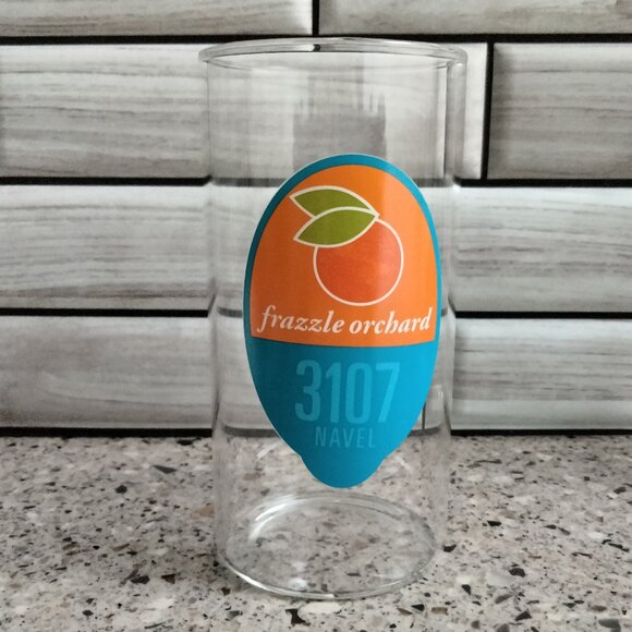 New Set of 6 Fruit Label Juice Glasses - Picture 4 of 7